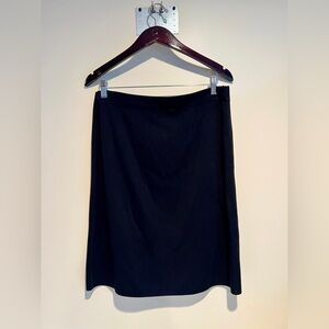 Exclusively Misook Women’s Black Acrylic Pull On elastic Waist Knit Skirt Sz XL